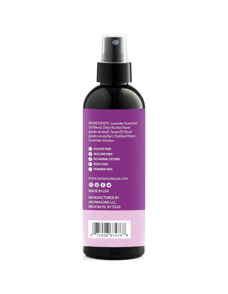 Spray de Lavanda Aromasong 118 ml - Relajante Natural para Dormir