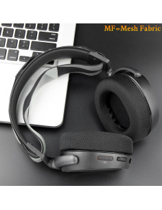 Almohadillas de Reemplazo SOULWIT para SteelSeries Arctis 1/3/5/7 - Negro 2