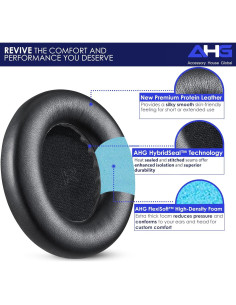 Almohadillas de Repuesto AHG para Auriculares Bose QC Ultra 2