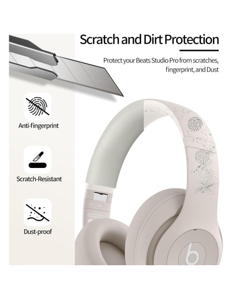 Funda de Silicona para Auriculares Beats Studio Pro - Albaricoque