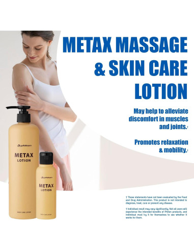 Loción de Masaje Metax Phiten 120 ml - Cuidado Muscular y Articular