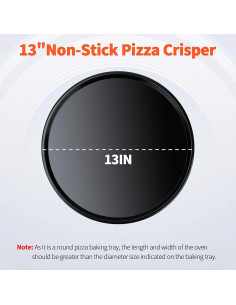 Sartén Redonda Antiadherente 33 cm Pulems para Pizza 2