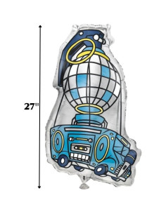 Globo de Foil Gigante Autobús de Batalla Fortnite 68.58 cm 2