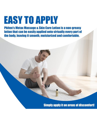 Loción de Masaje Metax Phiten 120 ml - Cuidado Muscular y Articular