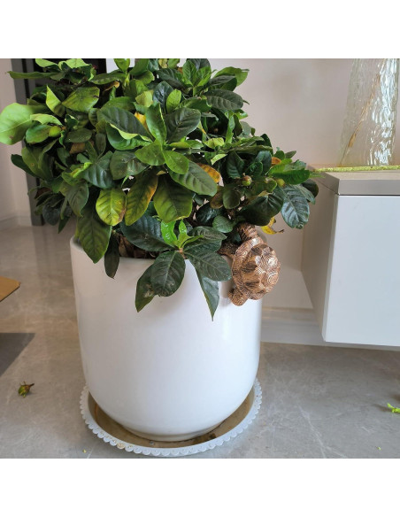 Colgador de Macetas Tortuga Rltshido 10.9 cm Resina Duradera