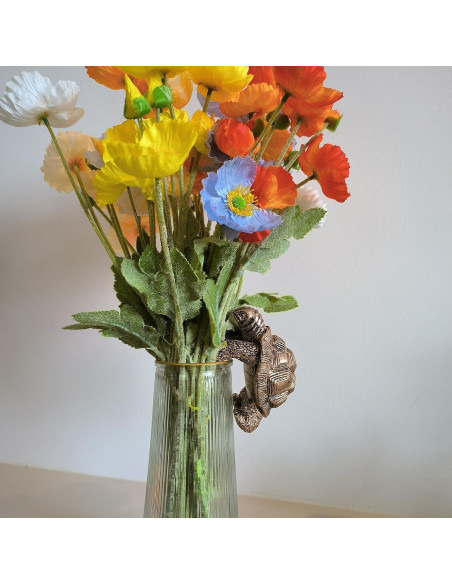 Colgador de Macetas Tortuga Rltshido 10.9 cm Resina Duradera