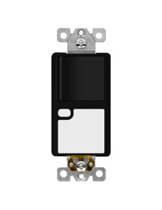 Interruptor de Luz Guía TOPGREENER TGLS315-BK 3 Vías Negro