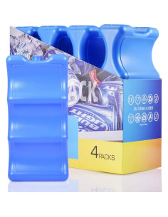 Set de 4 Paquetes de Hielo Reutilizables Cool Ice 600g 2