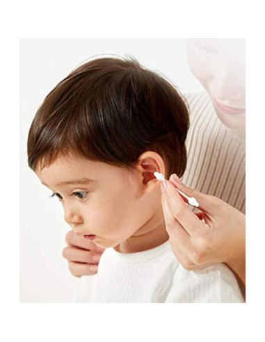 Hisopos de Algodón Orgánico HNRLOY para Bebés - 224 Unidades