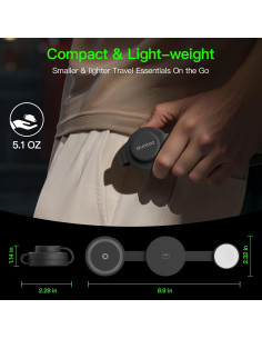 Estación de Carga Inalámbrica 3 en 1 Mag-Safe OUOTOO Negro 2