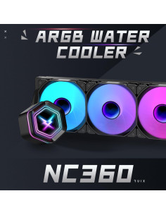 Enfriador Líquido RUIX NC360 ARGB 360mm para CPU - Negro 2
