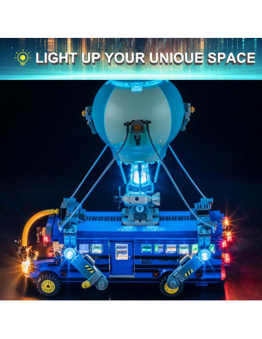 Kit de Luz LED para Lego 77073 Battle Bus Fortnite