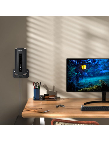Soporte de Montaje en Pared Orbi WiFi 7 XLTTYWL Negro