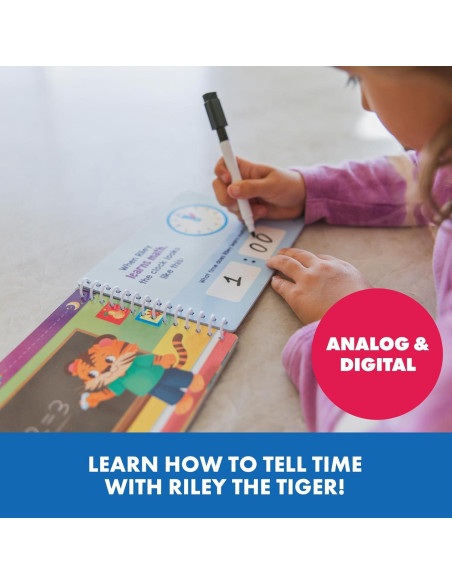 Conjunto de Actividades Time to Learn Educational Insights - Reloj Didáctico para Niños 6+