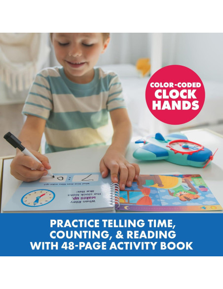 Conjunto de Actividades Time to Learn Educational Insights - Reloj Didáctico para Niños 6+