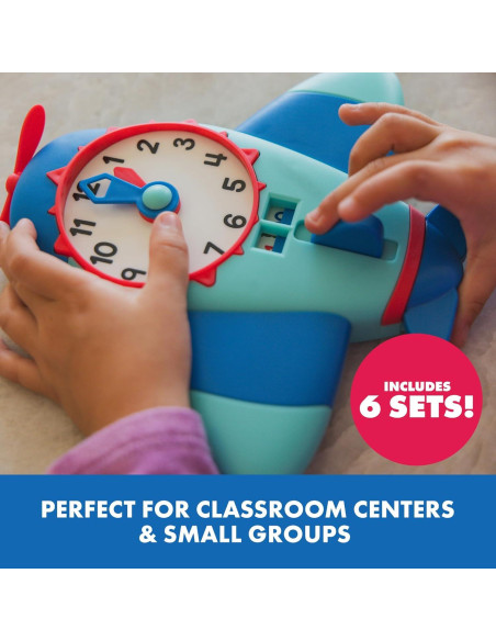 Conjunto de Actividades Time to Learn Educational Insights - Reloj Didáctico para Niños 6+
