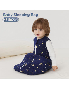 Saco de Dormir para Bebé Duomiaomiao 2.5 TOG Algodón 0-6 meses 2