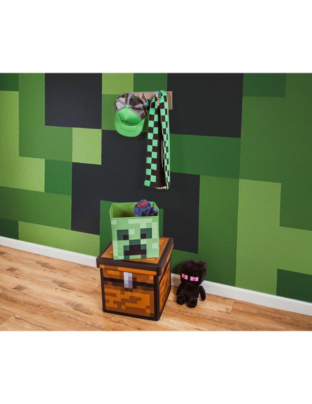 Perchero de Pared Minecraft Ukonic con Ganchos de Diamante
