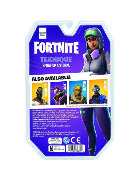 Figura de Acción Teknique Fortnite Jazwares 10.16 cm