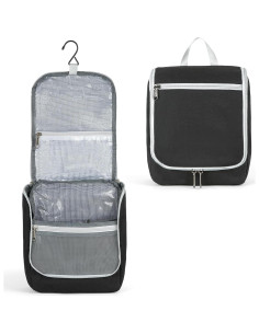 Bolsa de Aseo Colgante Della Gao Negra 62x22x10 cm 2