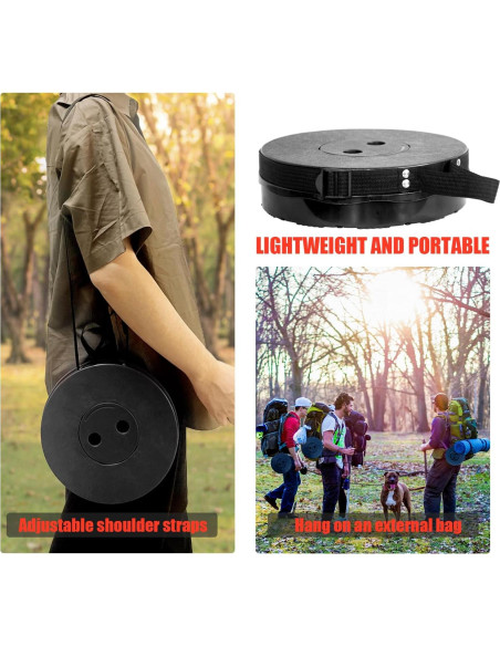 Juego de 2 Taburetes Plegables AttoShow Negro 181kg Juego de 2 Taburetes Plegables AttoShow Negro 181kg