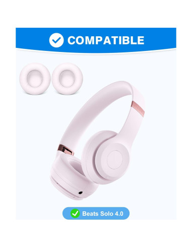 Almohadillas de Reemplazo Link Dream para Beats Solo 4 Rosa