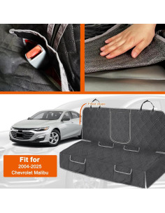 Funda de Asiento para Perros Kistrba Negra 2004-2025 Chevy Malibu 2