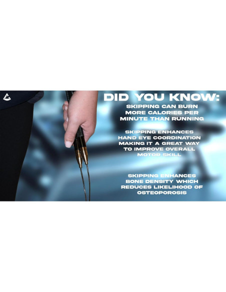 Cuerda de Salto Camouride Athletics con Sistema Auto-Bloqueante