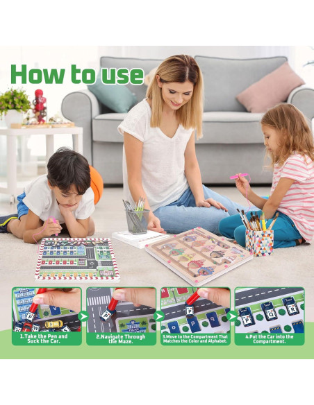 Laberinto Magnético Montessori Doble Cara - Juguete Educativo