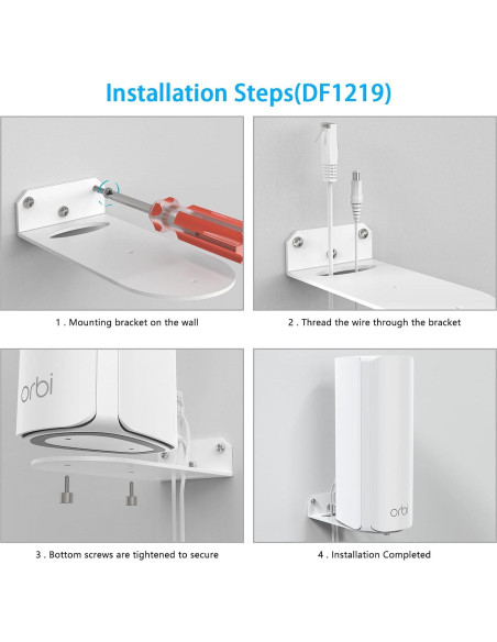 Soporte de Montaje en Pared VOMENC para WiFi 7 Orbi RBE770