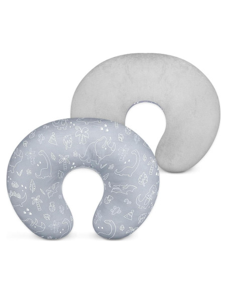 Funda de Almohada de Lactancia DILIMI Dinosaurio Suave y Transpirable