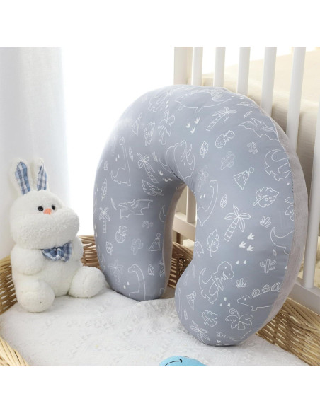 Funda de Almohada de Lactancia DILIMI Dinosaurio Suave y Transpirable
