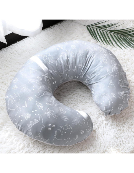 Funda de Almohada de Lactancia DILIMI Dinosaurio Suave y Transpirable