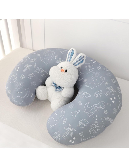 Funda de Almohada de Lactancia DILIMI Dinosaurio Suave y Transpirable