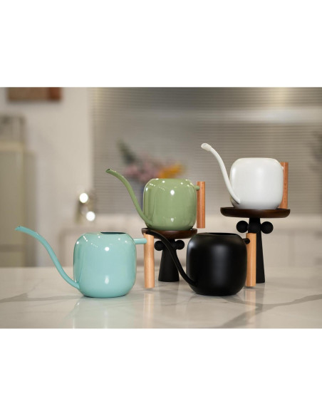 Regadera de Metal Green Moon 1.2L Negra con Pico Largo