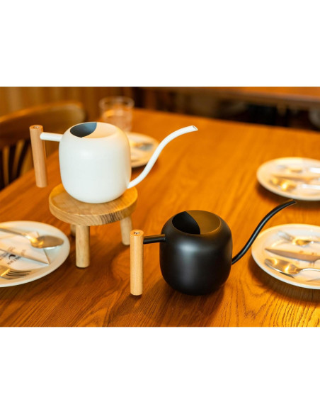 Regadera de Metal Green Moon 1.2L Negra con Pico Largo