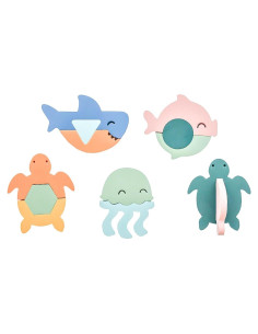 Conjunto de Juguetes de Baño de Espuma Copper Pearl 15 Piezas