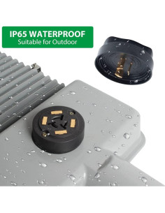 Tapa de Fotocélula LIPU LP-208, 1 Paquete, Negro, IP65 2