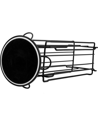 Soporte giratorio para 20 cápsulas de café MyGift negro