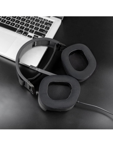 Almohadillas de Enfriamiento de Gel SOULWIT para Corsair HS80 - Negro