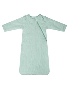 Saco de dormir de algodón muselina unisex 0-6 meses azul