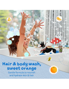 Jabón Orgánico para Cabello y Cuerpo Childs Farm 250ml Naranja Dulce 2