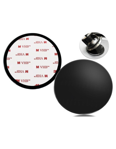 Disco de Montaje Adhesivo 80mm AYWFEY para Soporte de Coche