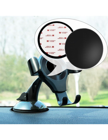 Disco de Montaje Adhesivo 80mm AYWFEY para Soporte de Coche