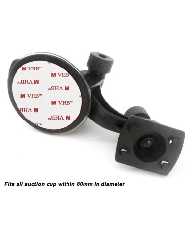 Disco de Montaje Adhesivo 80mm AYWFEY para Soporte de Coche