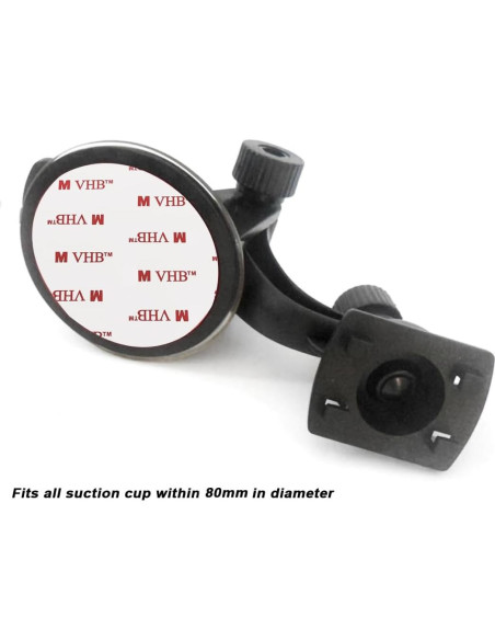 Disco de Montaje Adhesivo 80mm AYWFEY para Soporte de Coche