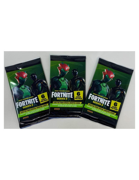 Tarjetas de Comercio Fortnite Serie 2 Lote 3 Paquetes 18 Tarjetas Tarjetas de Comercio Fortnite Serie 2 Lote 3 Paquetes 18 Tarjetas