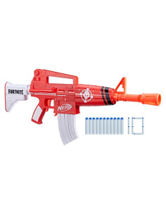Blaster Nerf Fortnite Perspicaz Motorizado con 10 Dardos Elite