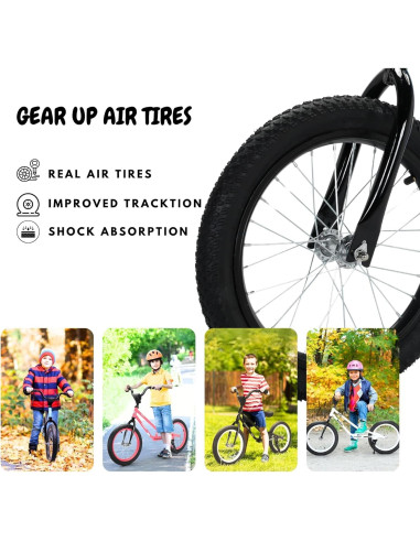 Bicicleta de Equilibrio BICYSTAR 16" Ajustable para Niños