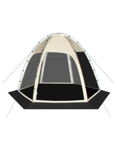 Tienda de Pantalla Siebwin Y04 3.6x3.6m para 8 Personas Caqui